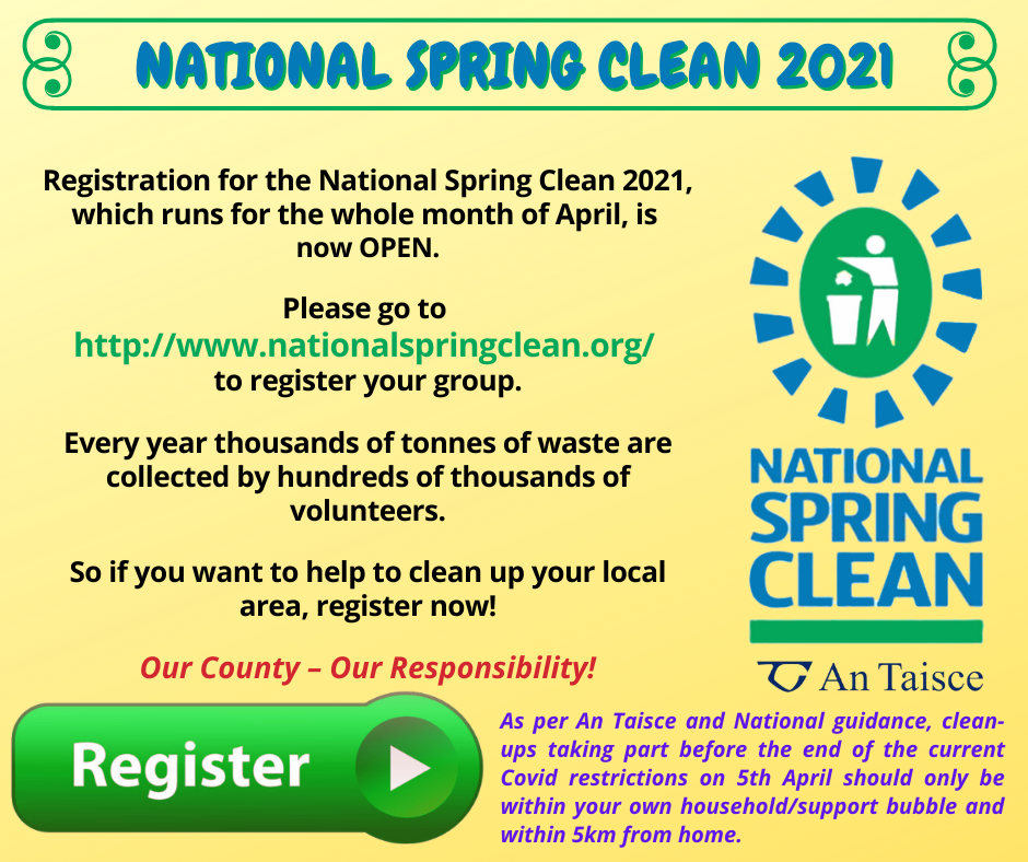 National Spring Clean 2021 poster 
